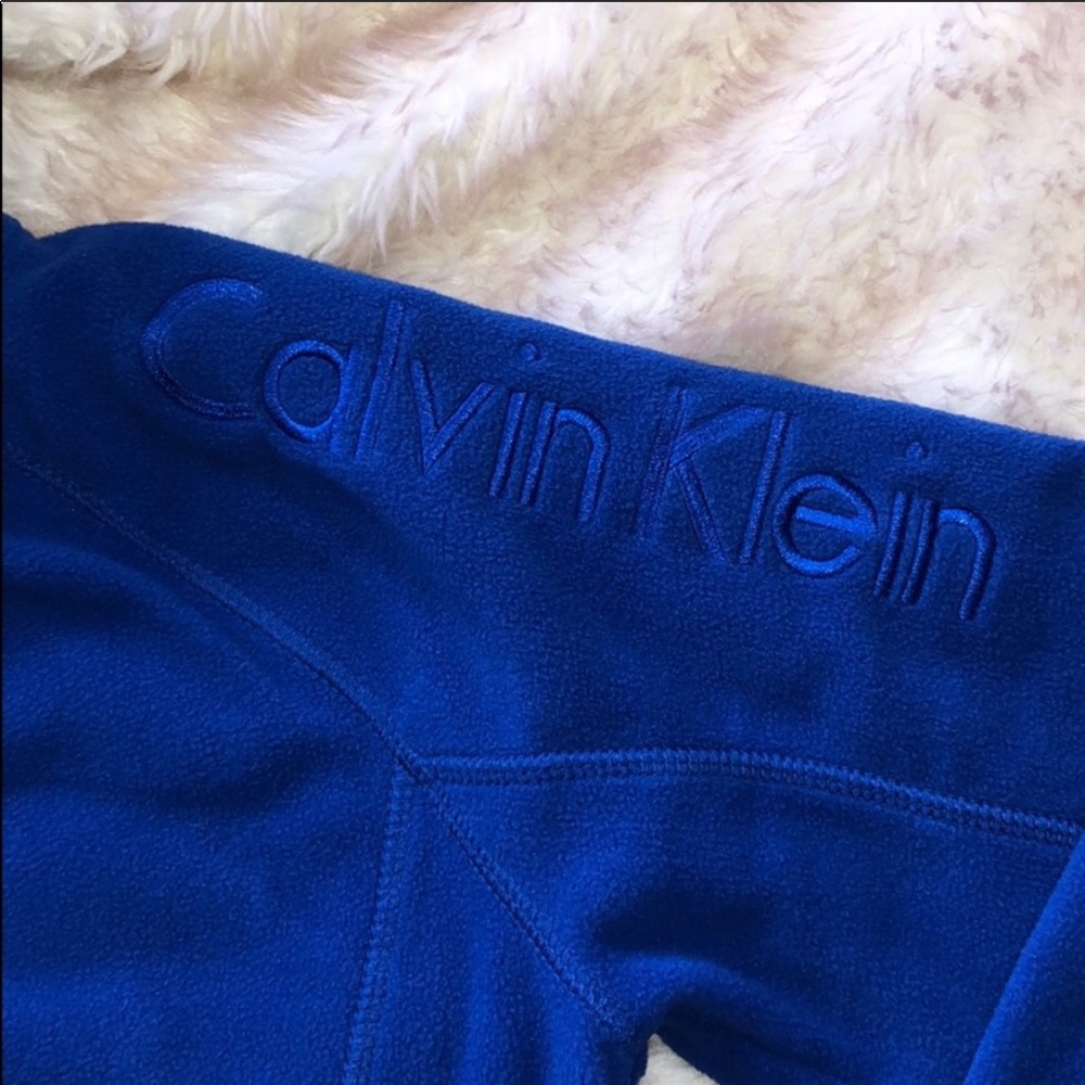 ❤️Calvin Klein Royal Blue Polar Fleece FullZip  M